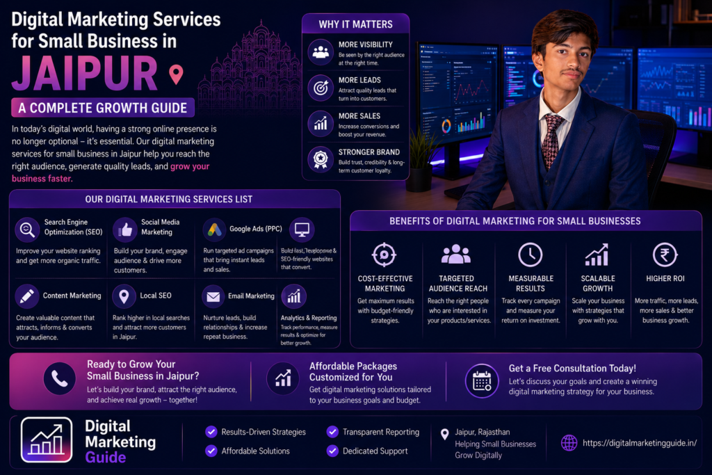 Top Digital Marketing Services for Small Business in Jaipur